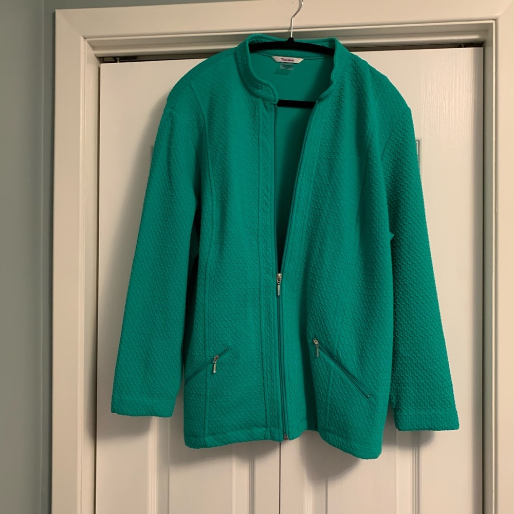 TanJay Green plus size Blazer Jacket
